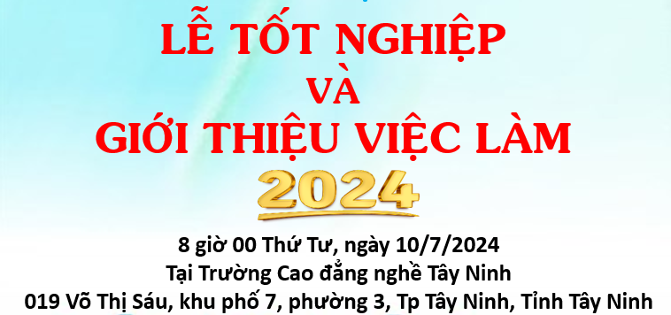 Thư mời dự Lễ Tốt nghiệp & Giới thiệu việc làm Năm 2024